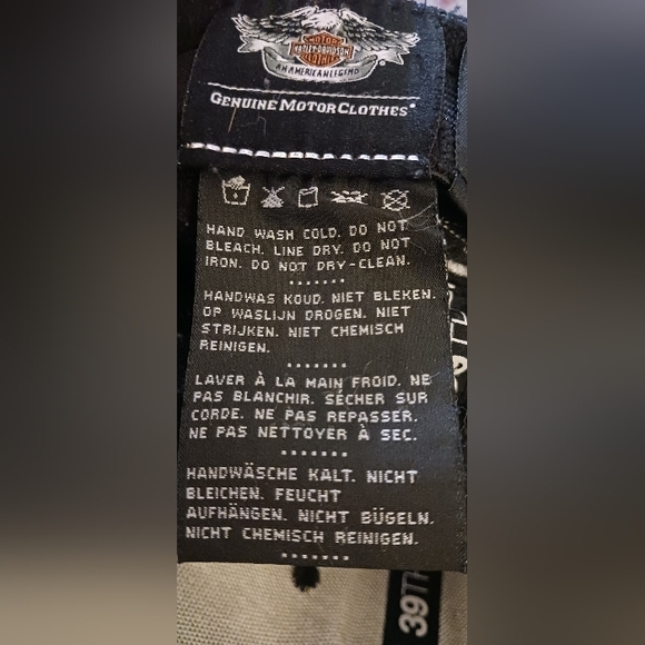 Harley-Davidson 39 Thirty New Era cap.  Mens. Size: Small/Medium.  Black & Gray - Picture 8 of 10